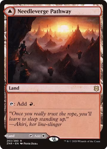 Needleverge Pathway (263), Zendikar Rising — Magic card price