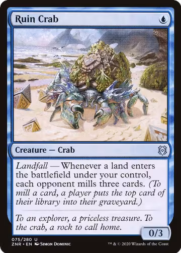 Ruin Crab (75), Zendikar Rising — Magic card price