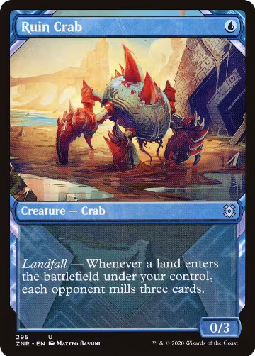Ruin Crab (Showcase) (295), Zendikar Rising — Magic card price