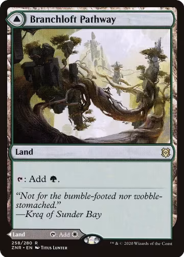 Branchloft Pathway (258), Zendikar Rising — Magic card price