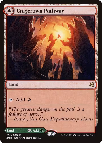 Cragcrown Pathway (261), Zendikar Rising — Magic card price