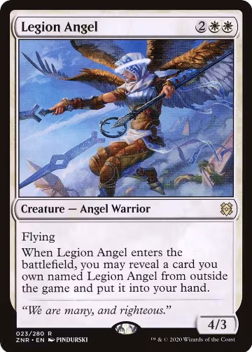 Legion Angel (23), Zendikar Rising — Magic card price