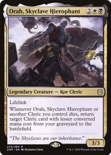 Orah, Skyclave Hierophant (233), Zendikar Rising — Magic card price