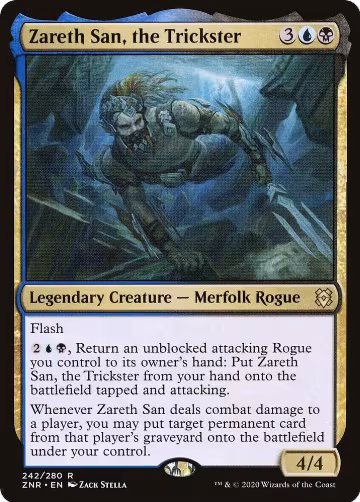 Zareth San, the Trickster (242), Zendikar Rising — Magic card price