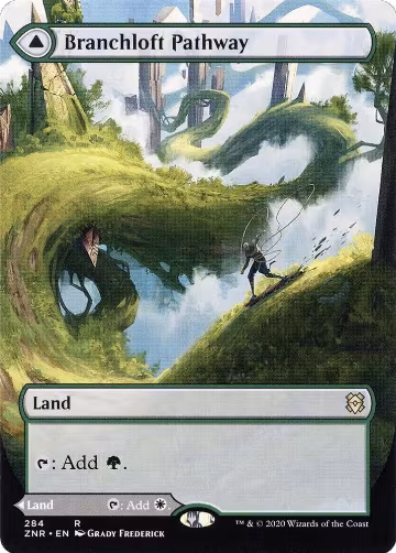 Branchloft Pathway (Borderless) (284), Zendikar Rising — Magic card price
