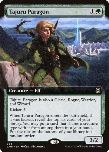 Tajuru Paragon (Extended Art) (363), Zendikar Rising — Magic card price