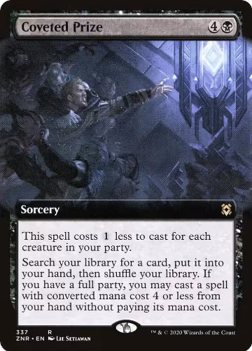 Coveted Prize (Extended Art) (337), Zendikar Rising — Magic card price