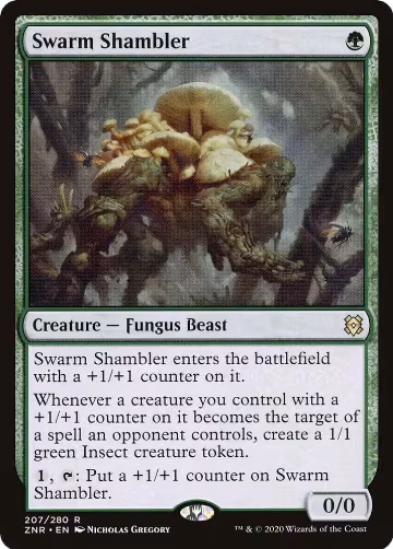 Swarm Shambler (207), Zendikar Rising — Magic card price
