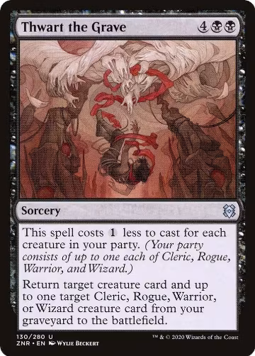 Thwart the Grave (130), Zendikar Rising — Magic card price