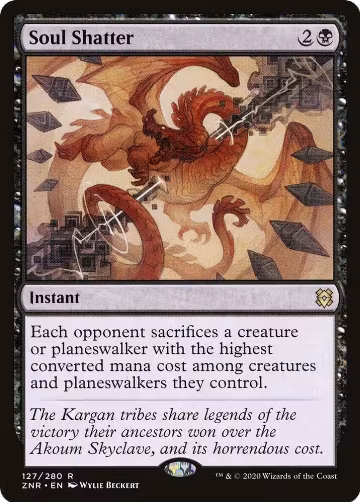 Soul Shatter (127), Zendikar Rising — Magic card price