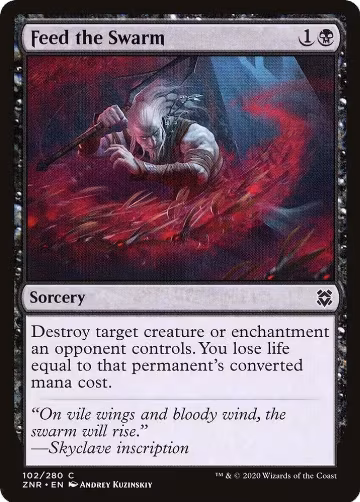 Feed the Swarm (102), Zendikar Rising — Magic card price