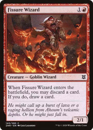 Fissure Wizard (140), Zendikar Rising — Magic card price