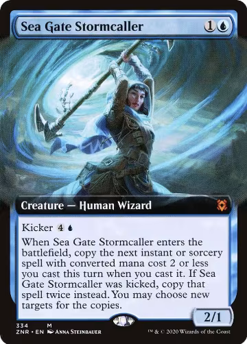 Sea Gate Stormcaller (Extended Art) (334), Zendikar Rising — Magic card price