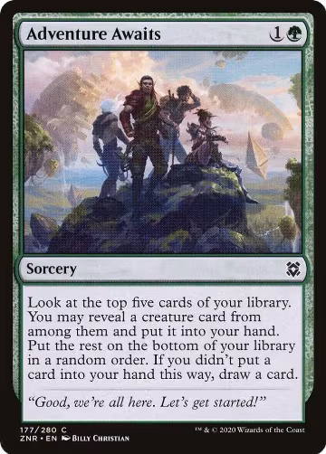 Adventure Awaits (177), Zendikar Rising — Magic card price