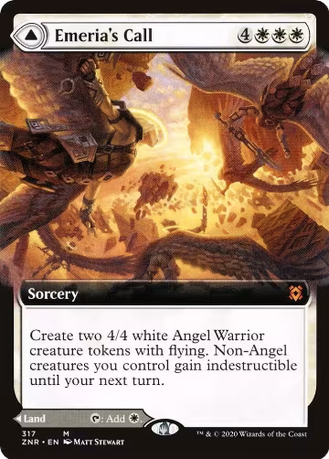 Emeria's Call (Extended Art) (317), Zendikar Rising — Magic card price