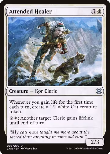 Attended Healer (6), Zendikar Rising — Magic card price