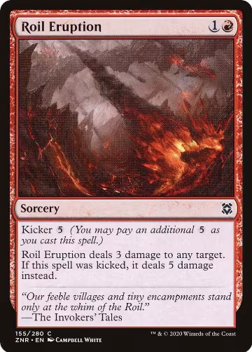 Roil Eruption (155), Zendikar Rising — Magic card price