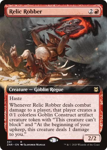 Relic Robber (Extended Art) (351), Zendikar Rising — Magic card price