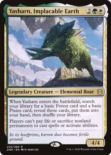 Yasharn, Implacable Earth (240), Zendikar Rising — Magic card price