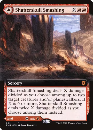 Shatterskull Smashing (Extended Art) (354), Zendikar Rising — Magic card price