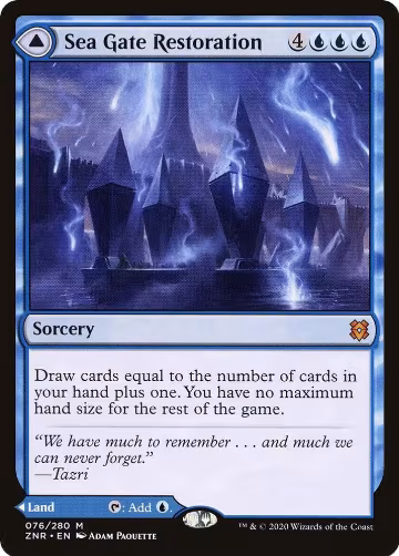 Sea Gate Restoration (76), Zendikar Rising — Magic card price