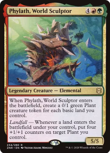 Phylath, World Sculptor (234), Zendikar Rising — Magic card price