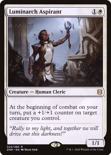Luminarch Aspirant (24), Zendikar Rising — Magic card price