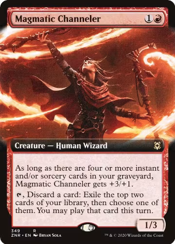 Magmatic Channeler (Extended Art) (349), Zendikar Rising — Magic card price