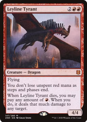 Leyline Tyrant (147), Zendikar Rising — Magic card price