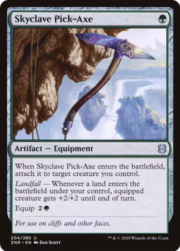 Skyclave Pick-Axe (204), Zendikar Rising — Magic card price