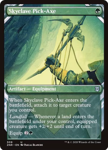 Skyclave Pick-Axe (Showcase) (309), Zendikar Rising — Magic card price