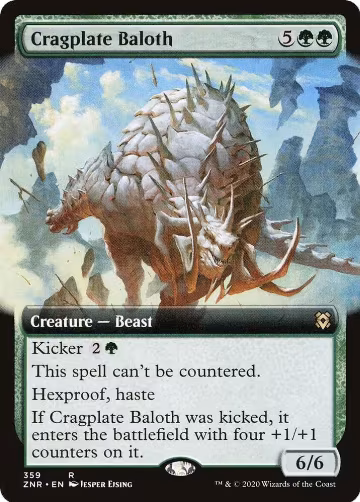 Cragplate Baloth (Extended Art) (359), Zendikar Rising — Magic card price