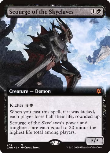 Scourge of the Skyclaves (Extended Art) (343), Zendikar Rising — Magic card price