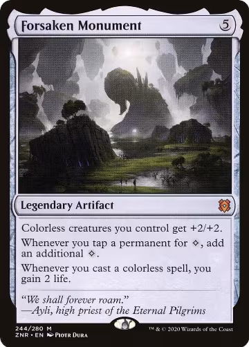 Forsaken Monument (244), Zendikar Rising — Magic card price