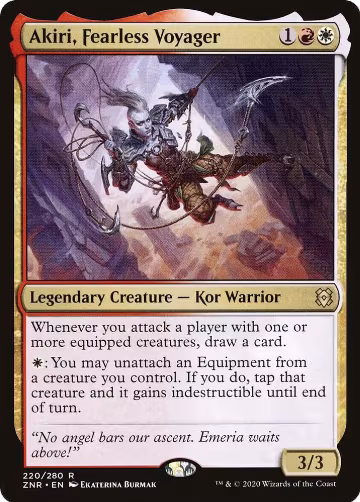 Akiri, Fearless Voyager (220), Zendikar Rising — Magic card price