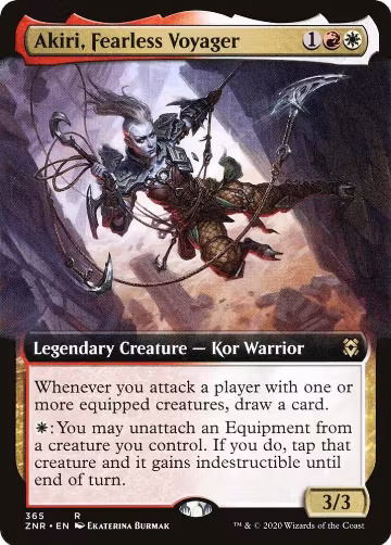 Akiri, Fearless Voyager (Extended Art) (365), Zendikar Rising — Magic card price