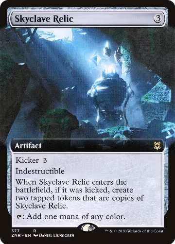 Skyclave Relic (Extended Art) (377), Zendikar Rising — Magic card price