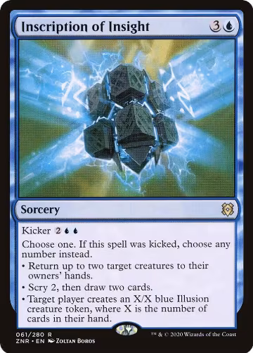 Inscription of Insight (61), Zendikar Rising — Magic card price