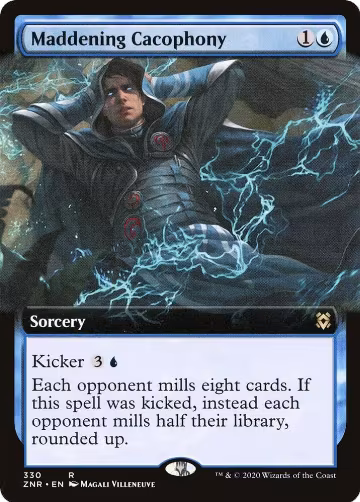 Maddening Cacophony (Extended Art) (330), Zendikar Rising — Magic card price
