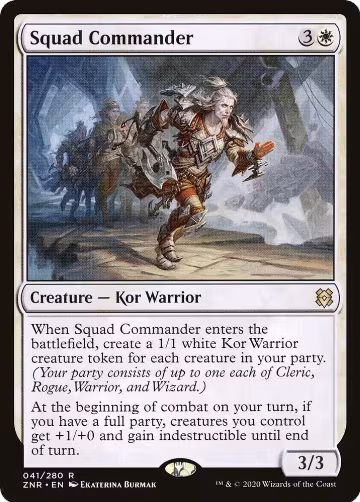 Squad Commander (41), Zendikar Rising — Magic card price