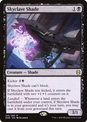 Skyclave Shade (125), Zendikar Rising — Magic card price