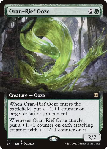 Oran-Rief Ooze (Extended Art) (361), Zendikar Rising — Magic card price