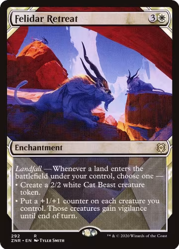 Felidar Retreat (Showcase) (292), Zendikar Rising — Magic card price