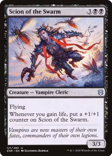 Scion of the Swarm (121), Zendikar Rising — Magic card price