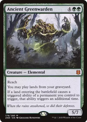 Ancient Greenwarden (178), Zendikar Rising — Magic card price