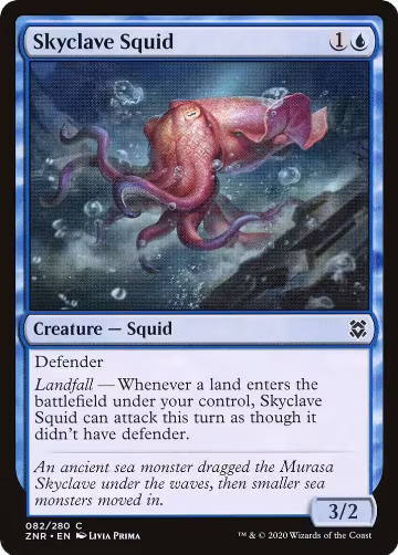 Skyclave Squid (82), Zendikar Rising — Magic card price