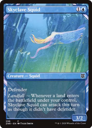 Skyclave Squid (Showcase) (296), Zendikar Rising — Magic card price