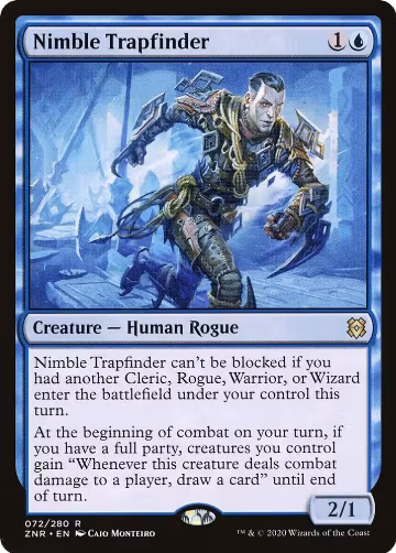 Nimble Trapfinder (72), Zendikar Rising — Magic card price