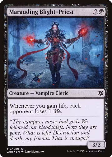 Marauding Blight-Priest (112), Zendikar Rising — Magic card price