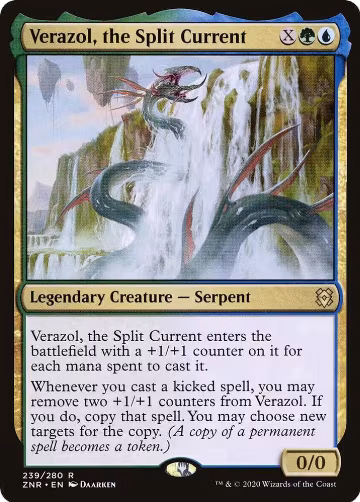 Verazol, the Split Current (239), Zendikar Rising — Magic card price
